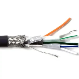 RS-485 300/500V Communication Cable | 120 Ohm Shielded Twisted Pair Modbus Wire | Belden 9841 & 9842 Equivalent